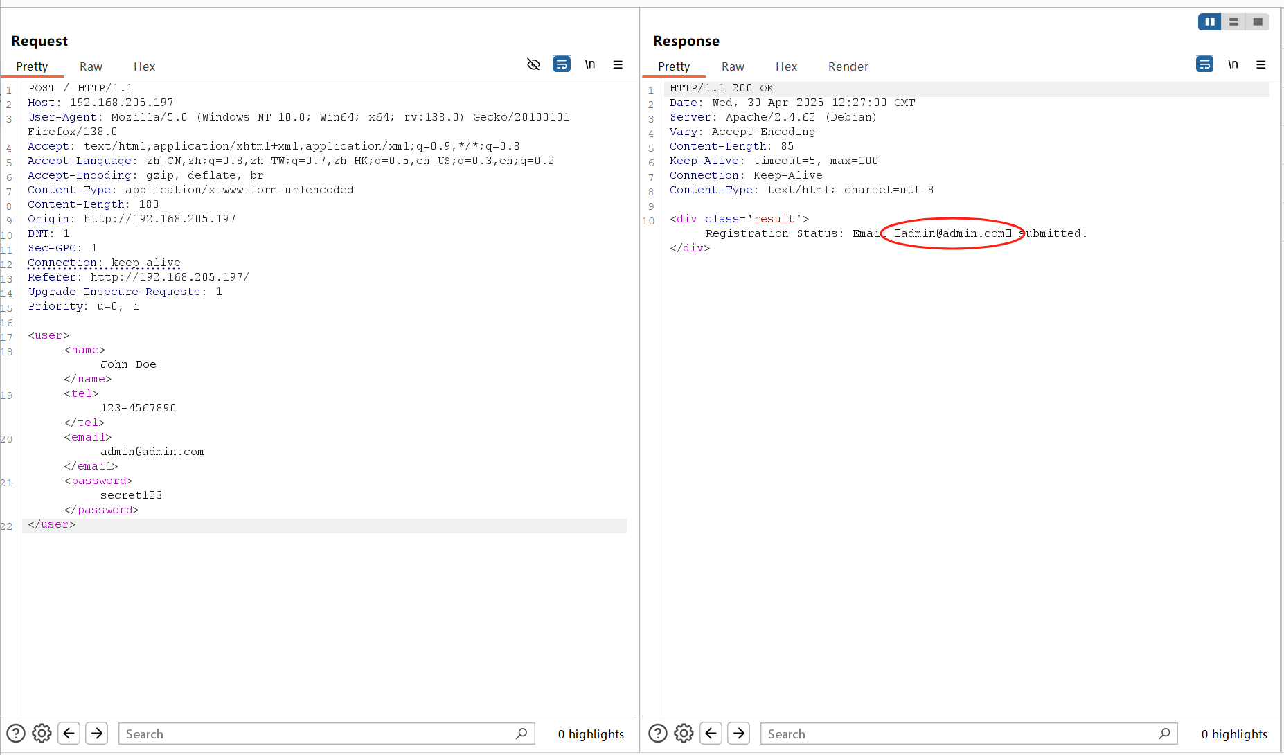XXE Payload Preparation